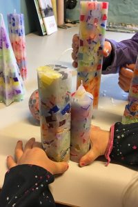 Kerzen giessen ziehen Tyboron Daenemark Mosaik Urlaub Kinder