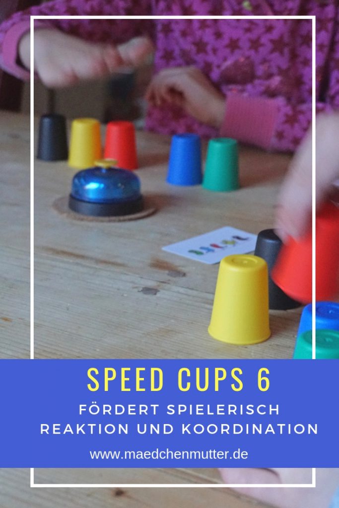 SPeed Cups 6 von Amiga fördert die Hand Augen Koordination und die Reaktion von Kinder spielerisch